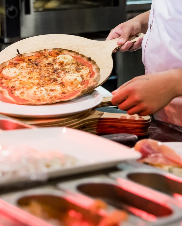 pizzas aux couleurs de l'italie