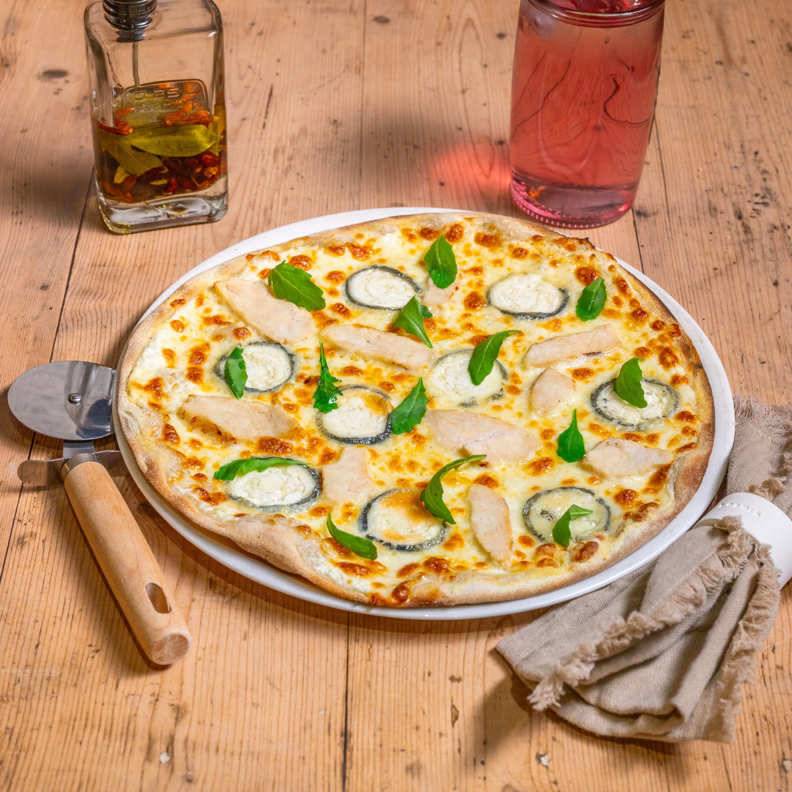 capra e miele + poulet