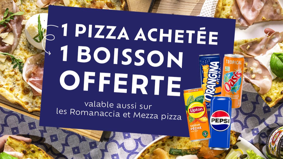 Votre boisson offerte